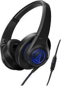 AUDIO TECHNICA ATH-AX5IS SONICFUEL OVER-EAR HEADPHONES FOR SMARTPHONES BLACK