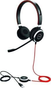 HEADPHONES JABRA EVOLVE 40 STEREO, MICROPHONE, BLACK HEADPHONES JABRA EVOLVE 40 STEREO, MICROPHONE, BLACK