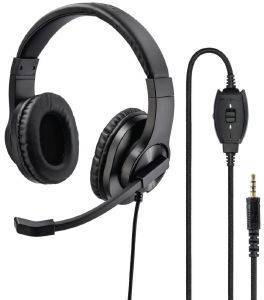 HAMA 139926 HS-P350 PC OFFICE HEADSET STEREO BLACK