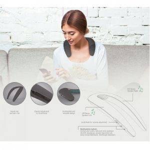 4SMARTS WEARABLE WIRELESS SPEAKER AUDIOSCARF GREY