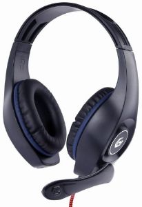 GEMBIRD GEMBIRD GHS-05-B GAMING HEADSET WITH VOLUME CONTROL, BLUE-BLACK, 3.5 MM