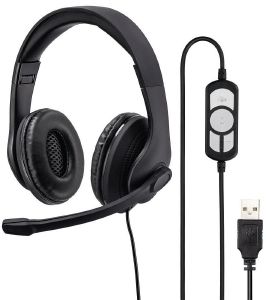 HAMA 139924 HS-USB300 USB PC OFFICE HEADSET STEREO BLACK HAMA 139924 HS-USB300 USB PC OFFICE HEADSET STEREO BLACK