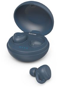 HAMA 177065 LIBEROBUDS BLUETOOTH HEADPHONES IN-EAR TRUE WIRELESS CHARG. STAT. BLUE