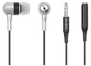 EARPHONES A4TECH MK-690, IN-EAR, BLACK