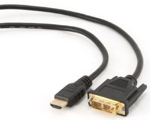 CABLEXPERT CC-HDMI-DVI-0.5M HDMI TO DVI CABLE (SINGLE LINK) 0.5M CABLEXPERT CC-HDMI-DVI-0.5M HDMI TO DVI CABLE (SINGLE LINK) 0.5M