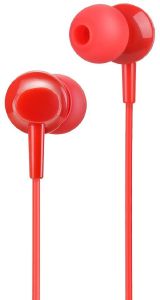 HOCO EARPHONES INITAL SOUND UNIVERSAL WITH MIC M14 RED