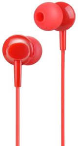 HOCO EARPHONES INITAL SOUND UNIVERSAL WITH MIC M14 RED HOCO EARPHONES INITAL SOUND UNIVERSAL WITH MIC M14 RED