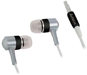 EARPHONES A4TECH MK650, IN-EAR, BLACK/GREY