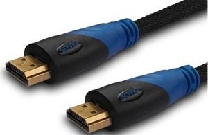 SAVIO CL-48 HDMI CABLE V1.4 NYLON 24K GOLD-PLATED 2.0M SAVIO CL-48 HDMI CABLE V1.4 NYLON 24K GOLD-PLATED 2.0M