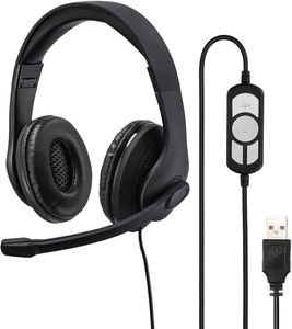 HAMA 139924 HS-USB300 USB PC OFFICE HEADSET STEREO BLACK HAMA 139924 HS-USB300 USB PC OFFICE HEADSET STEREO BLACK