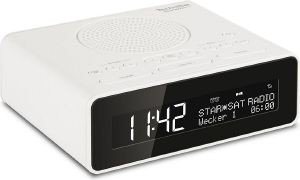 TECHNISAT DIGITRADIO 51 DAB+/FM CLOCK RADIO WITH TWO INDEPENDENT ALARMS WHITE TECHNISAT DIGITRADIO 51 DAB+/FM CLOCK RADIO WITH TWO INDEPENDENT ALARMS WHITE