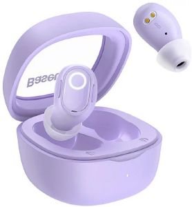 BASEUS BOWIE WM02 TWS TRUE WIRELESS HEADSET VIOLET