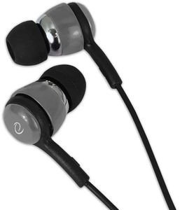 ESPERANZA EH192 EARPHONES WITH MICROPHONE EH192 BLACK AND GRAPHITE ESPERANZA EH192 EARPHONES WITH MICROPHONE EH192 BLACK AND GRAPHITE