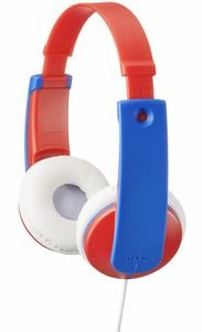 JVC HA-KD7 MINT BLUE & WHITE KID HEADPHONES