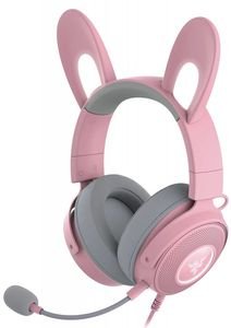 RAZER KRAKEN KITTY V2 PRO - QUARTZ - RGB - USB 7.1 GAMING HEADSET - KITTY, BEAR, BUNNY EARS