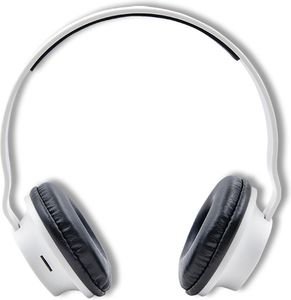 QOLTEC LOUD WAVE WIRELESS HEADPHONES WITH MICROPHONE BT 5.0 JL WHITE