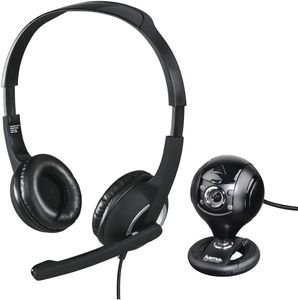 HAMA 139998 WEB CAM AND HEADPHONES WITH MICROPHONE HAMA HS-P150 BLACK HAMA 139998 WEB CAM AND HEADPHONES WITH MICROPHONE HAMA HS-P150 BLACK