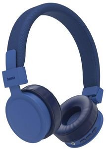 HAMA184086 FREEDOM LIT HEADPHONES ONEAR FOLDABLE WITH MICROPHONE BLUE HAMA184086 FREEDOM LIT HEADPHONES ONEAR FOLDABLE WITH MICROPHONE BLUE
