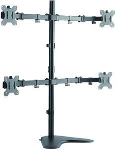 LOGILINK BP0046 QUAD MONITOR DESK STAND 13-32 LOGILINK BP0046 QUAD MONITOR DESK STAND 13-32