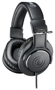 AUDIO TECHNICA ATH-M20X PRO HEADPHONES BLACK AUDIO TECHNICA ATH-M20X PRO HEADPHONES BLACK
