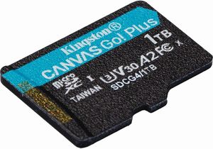 KINGSTON SDCG4/1TBSP CANVAS GO PLUS GEN4 1TB MICRO SDXC 200MB/S READ A2 U3 V30