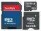 SANDISK 2GB MICRO SECURE DIGITAL 3-IN-1 PACK