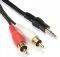 ������� ���� 3,5MM 2XRCA 1,5M