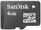 SANDISK 4GB MICRO SECURE DIGITAL HIGH CAPACITY