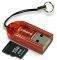 KINGSTON USB MICROSD READER RED + 2GB MICRO SD CARD