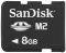 SANDISK 8GB MEMORY STICK MICRO M2