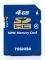 TOSHIBA SD MEMORY CARD 4GB CLASS 2