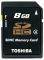 TOSHIBA 8GB SECURE DIGITAL HIGH CAPACITY CLAS...