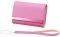 SONY HIGH- GRADE CARRY CASE PINK IN GENUINE L...