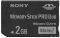 SONY 2GB MSMT2G-PSP MEMORY STICK DUO PRO MARK...