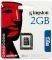 KINGSTON SDC/2GBSP 2GB MICRO SECURE DIGITAL S...