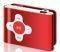 SWEEX CLIPZ MP3 PLAYER RED 2GB