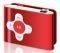 SWEEX CLIPZ MP3 PLAYER RED 4GB