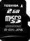 TOSHIBA 2GB MICRO SD