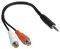 HAMA 43365 3.5MM STEREO JACK PLUG ADAPTER 2X ...