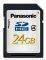 PANASONIC 24GB SECURE DIGITAL HIGH CAPACITY RP-SDP 24 GE1K SILVER CLASS 4