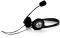 SWEEX LIGHTWEIGHT HEADSET BLACK/SILVER