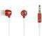 KONIG KNG-2140 CYCLONE INNER TORNADO EARPHONES RED