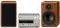 DENON D-M38 MINI HI-FI SYSTEM SILVER/ WALNUT