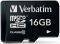 VERBATIM 44010 MICROSDHC CLASS 10 16GB