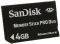 SANDISK 4GB MEMORY STICK PRO DUO SDMSPD-004G-...