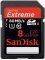 SANDISK EXTREME SDHC UHS-I CARD 8GB CLASS 10 SDSDRX3-8192