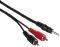 AUDIO CONNECTING CABLE 2 RCA MALE PLUGS - 3.5...