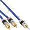 INLINE AUDIO CABLE 2XRCA TO 3.5MM JACK 2M