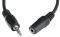 INLINE STEREO JACK EXTENSION CABLE 3.5MM M/F ...