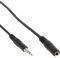 INLINE STEREO JACK EXTENSION CABLE 3.5MM M/F ...